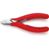 Knipex Elektronikseitenschneider L.115mm Form 0 Facette ja Ku.-Überzug