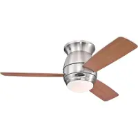 WESTINGHOUSE Halley Deckenventilator mit Licht holz, leise - , Halley, Holz, für Wohnzimmer, Holz, Modern