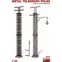MiniArt Telegraphenmasten aus Metall
