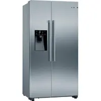 Bosch KAD93AIEP, Freistehend, Amerikanische Tür, Edelstahl, 562 l, D, 42 dB