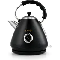 Gorenje K17CLBK, 1,7 l, 2200 W, Schwarz, Metall, Kunststoff, Wasserstandsanzeige, Überhitzungsschutz