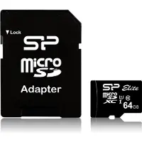 Silicon Power CARD Micro Card 64GB Silicon Power UHS-1 Elite/CL.10 inkl. Adap