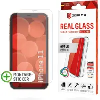 Displex Apple iPhone 11 2D Schutzglas + Case, Apple, iPhone 11, Schlagfest, Kratzresistent, Staubresistent, Transparent, 1 Stück(e)