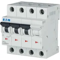 Eaton Power Quality Eaton 278949 Leitungsschutzschalter, 16 A, 3p+N, Charakteristik: B FAZ-B16/3N