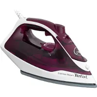 Tefal Express Steam FV2835E0, Trocken- & Dampfbügeleisen, Cerilium-Sohle, 1,9 m, 160 g/min, Violett, Weiß, 35 g/min