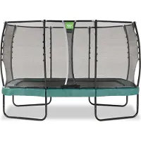 Exit Allure Premium Trampolin 214x366cm, auf Beinen, Rechteckig, Grün