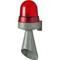 Werma LED-Hupe WM Dauerton 42412075 24VAC/DC rot Wandmontage