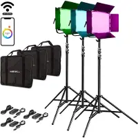 Walimex pro LED Rainbow 100W RGBWW Set 3