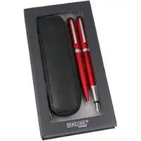 Online Geschenkset Eleganza 34644 satin red, Lederetui