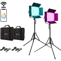 Walimex pro LED Rainbow 100W RGBWW Set 2