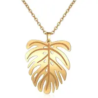 Ailoria Edelstahlkette "Halskette JUNGLE", Damen, gold, Halsketten Edelstahlkette