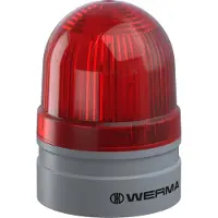 Werma Signaltechnik Signalleuchte Mini TwinFLASH 12VAC/DC RD Rot 12 V/DC