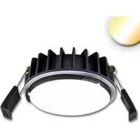 ISOLED LED Einbaustrahler Sys-90, 12W, weißdynamisch 2300-6000K, Push/DALI DT8 dimmbar (exkl. Cover)