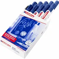 Edding Flüssige Kreidemarker 4095 Blau (10 Stück)