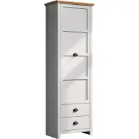 Trendteam Garderobenschrank Landside Hochschrank Flurschrank grau 65x201x41 cm