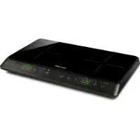 Girmi PI51, Schwarz, Arbeitsplatte, 56 cm, Zonen-Induktionskochfeld, Glaskeramik, 2 Zone(n)