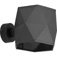 Licht-Erlebnisse Wandlampe E27 Grau Schwarz Stoff Up Down Wandleuchte Wohnzimmer Schlafzimmer