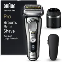 Braun Series 9 9486cc, Folienschaber, Chrom, Akku, Lithium-Ion (Li-Ion), Integrierte Batterie, 60 min
