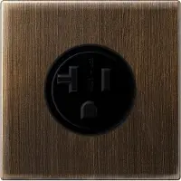 JUNG Steckdose 1f ms mt LS UP IP20 ZP NEMA ME2521-20AT