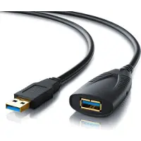 CSL USB 3.0 Verlängerungskabel - Verstärker - Repeaterkabel - Repeater Kabel mit Signalverstärkung