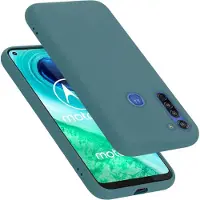 Cadorabo Hülle für Motorola MOTO G8 TPU im Liquid Case Design