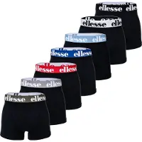 Ellesse Herren Boxer Shorts, 7er Pack - Yema 7 Pack Boxer Shorts, Logo, Cotton Stretch