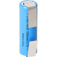 AccuCell 4/5AA 42x14mm Li-ion Akku LI-ION20 passend für 570mah Philips Norelco PT724PT725PT730PT734
