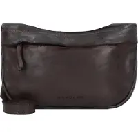 Harold's Leder Umhängetasche Submarine Shoulderbag Zip Brown dunkelbraun