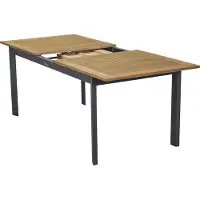 LC Garden »Unicamo« Ausziehtisch anthrazit/Teak 180/240cm Gartentisch Terrassentisch