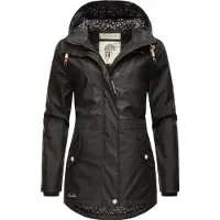 NAVAHOO Regenjacke "Oceans Heart" mit Kapuze stylischer wasserdichter Regenmantel mit Kapuze