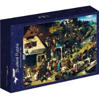 Bluebird Puzzle Kunstpuzzle Pieter Bruegel Niederländische Sprichwörter 3000 Teile