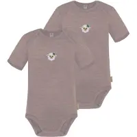 Normani 2er Set Baby Merino Body Kurzarm „Tauranga" - 9285