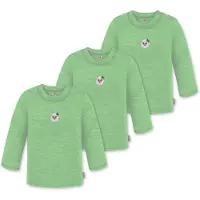 Normani 3er Pack Baby Merino Longsleeve „Taupo" - 9467