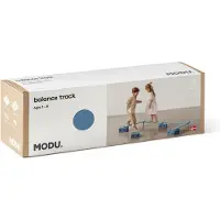 Modu Balancebane - 17 Teile - Deep Blue/Sky Blue - - One Size - Motorik Tiere
