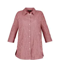 Ulla Popken Hemdbluse in magnolienrot | Gr.: 54-56