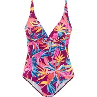 Buffalo Badeanzug in Lila/ Pink - 44C/D-Cup