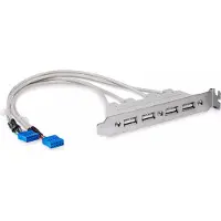 StarTech.com .com USB Datentransferkabel für Hauptplatine - 28,58 cm - 1 Paket - Typ A Buchse USB - IDC Buchse USB-Anschluss