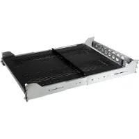 StarTech.com 2HE ausziehbarer belüfteter Fachboden für 19in Serverschrank mit Kabelführung / verstellbarer Mon...