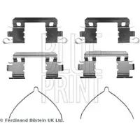 Blue Print ADBP480016 Zubehörsatz Scheibenbremsbelag Vorne für OPEL Cascada (W13) für HONDA Jazz III Schrägheck (GE, GG, GP, ZA)