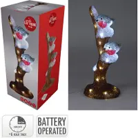 Nampook Vögel auf Zweig mit Führung 41 cm Weihnachtsdekoration