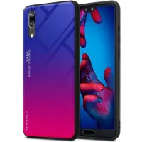 Cadorabo TPU 2 Farben Glas Cover