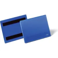 Durable Etiketten- und Kennzeichnungstaschen B 148 x H 105 mm, 50 Stück, blau