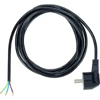 Bachmann Zuleitung H05VV-F 3G1,0 5m, schwarz, Unverpackt