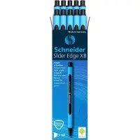 Schneider Kugelschreiber Slider Edge, XB, schwarz, 10 Stück