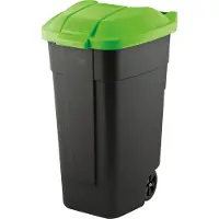 Curver 214125, 110 l, Rechteckig, Kunststoff, Schwarz, Grün, Kunststoff, Manuell