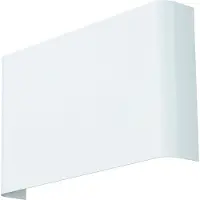 Licht-Erlebnisse Wandlampe Modern minimalistisch "Haga" Weiß Metall 2-flammig Wandleuchte Wohnzimmer Flur