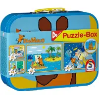 Schmidt 2 x 26 + 2 x 48 Teile Spiele Kinder Puzzle Die Maus Koffer 55597