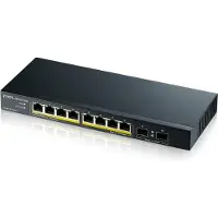 Zyxel GS1100-10HP v2, Unmanaged, Gigabit Ethernet (10/100/1000), Power over Ethernet (PoE), Wandmontage