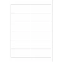 Schäfer Shop Universal-Etiketten, 97,0 x 42,3 mm, Permanentkleber, 1200 Stück