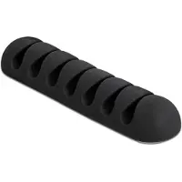 DeLOCK Kabelhalter mit 7 Durchführungen selbstklebend Set 6